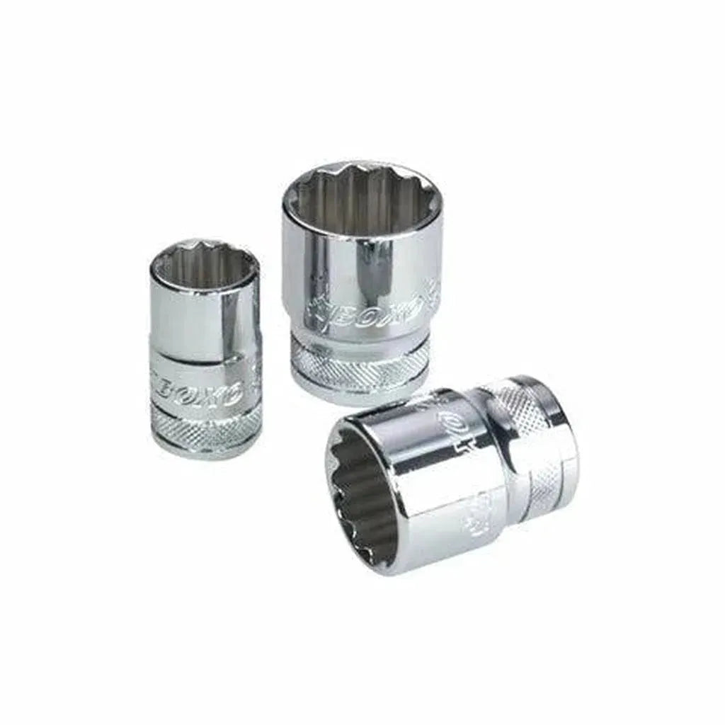 Happybuyes 1/2" Drive 12-Point Sockets | Metric