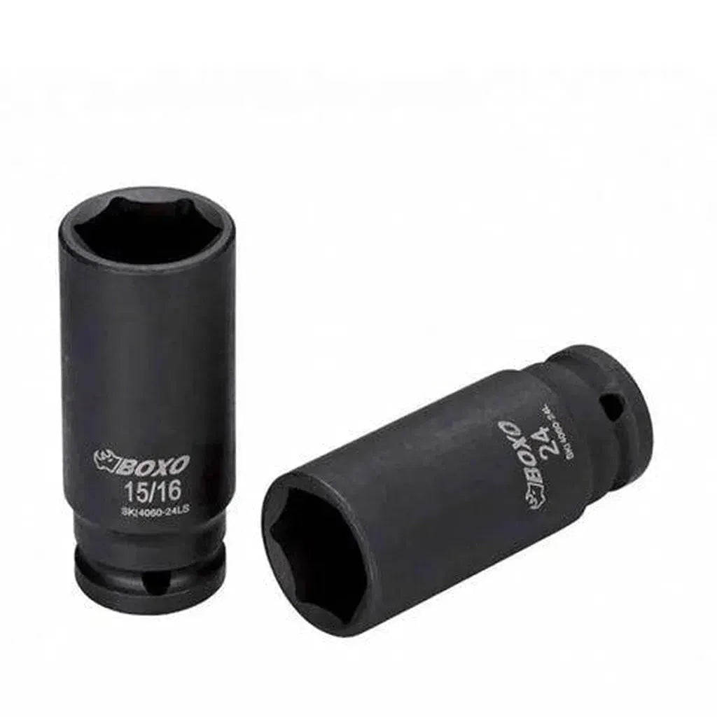 Happybuyes 1/2" Drive 6-Point Deep Impact Sockets | Metric