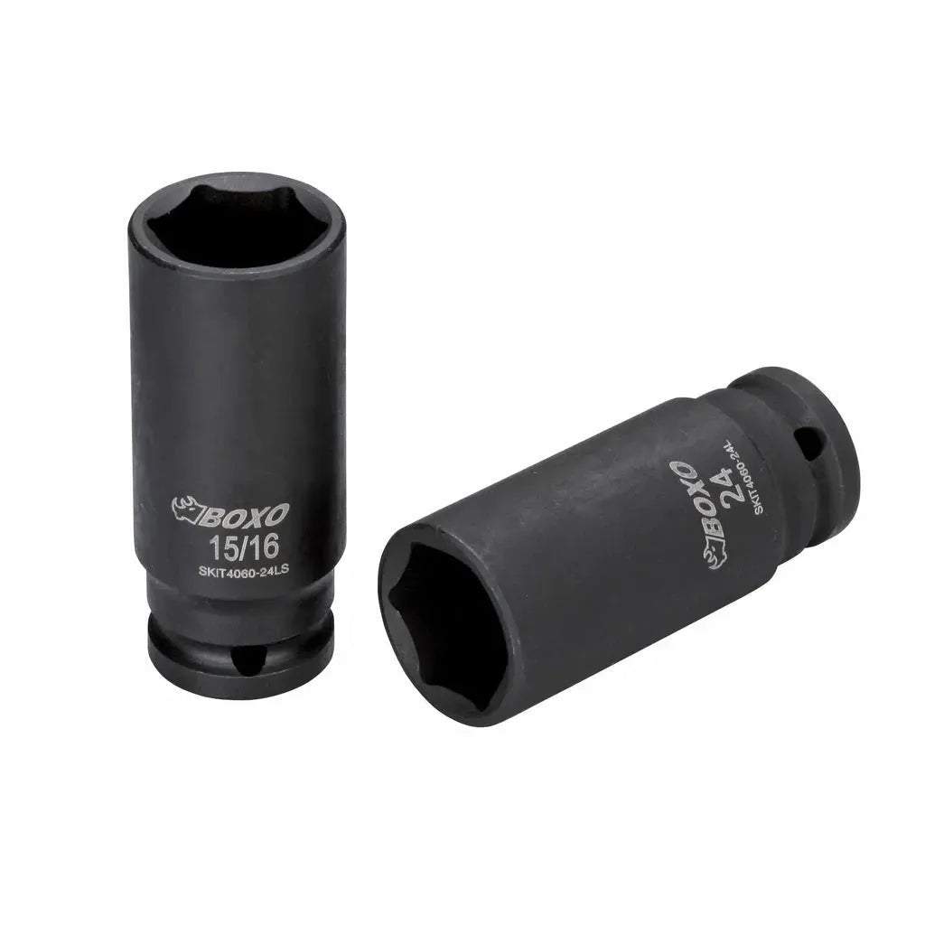 Happybuyes 1/2" Drive 6-Point Deep Impact Sockets | SAE