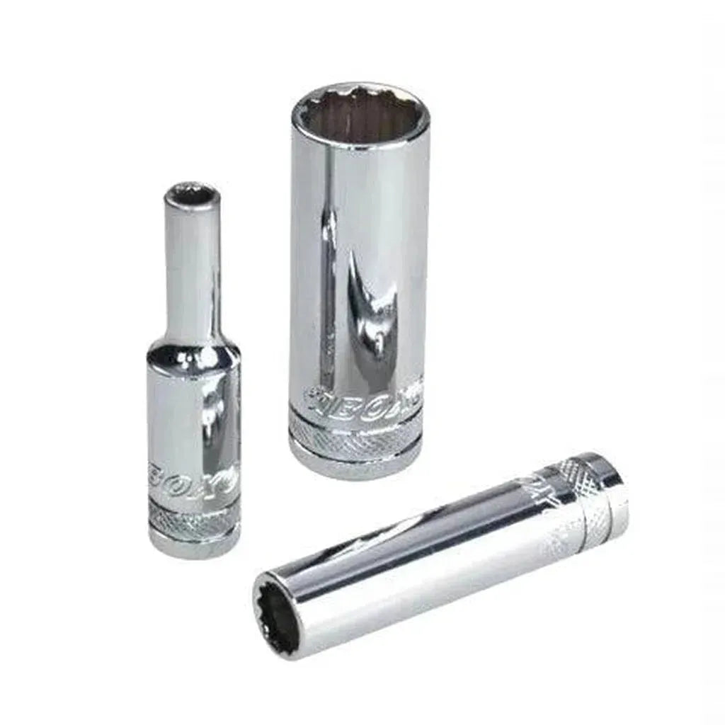 Happybuyes 3/8" Drive 12-Point Deep Sockets | Metric