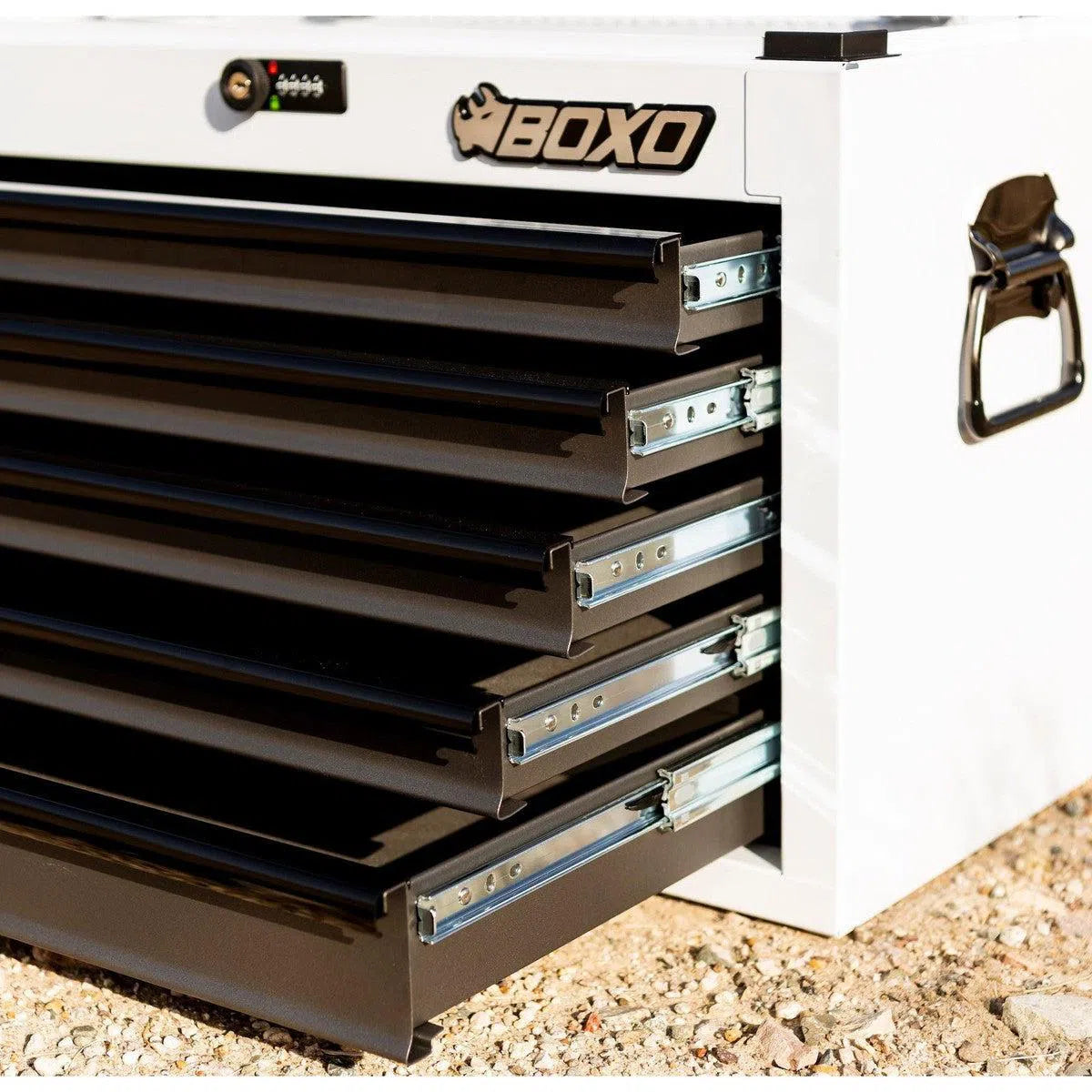 Happybuyes 26" 5-Drawer Hand Carry Tool Box ECC26501L-SBK