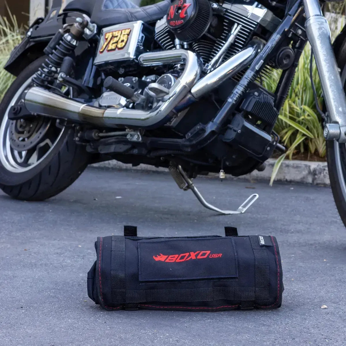 Happybuyes Motorcycle Roll | 48-Piece Motorcycle Tool Kit PA925