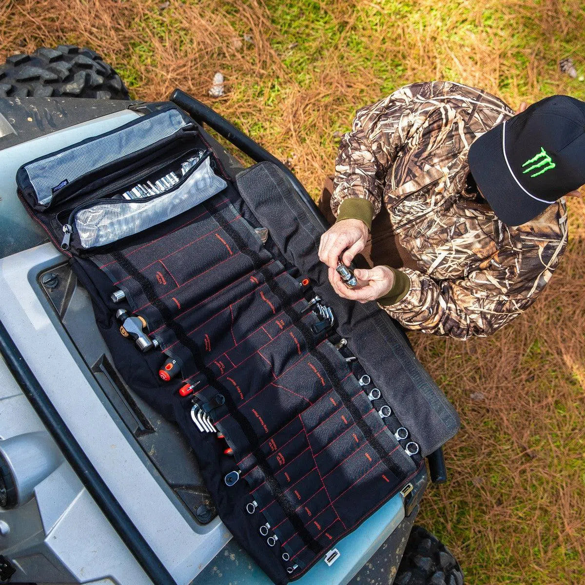 Happybuyes UTV Roll | 69-Piece Metric UTV Tool Roll PA915C-2