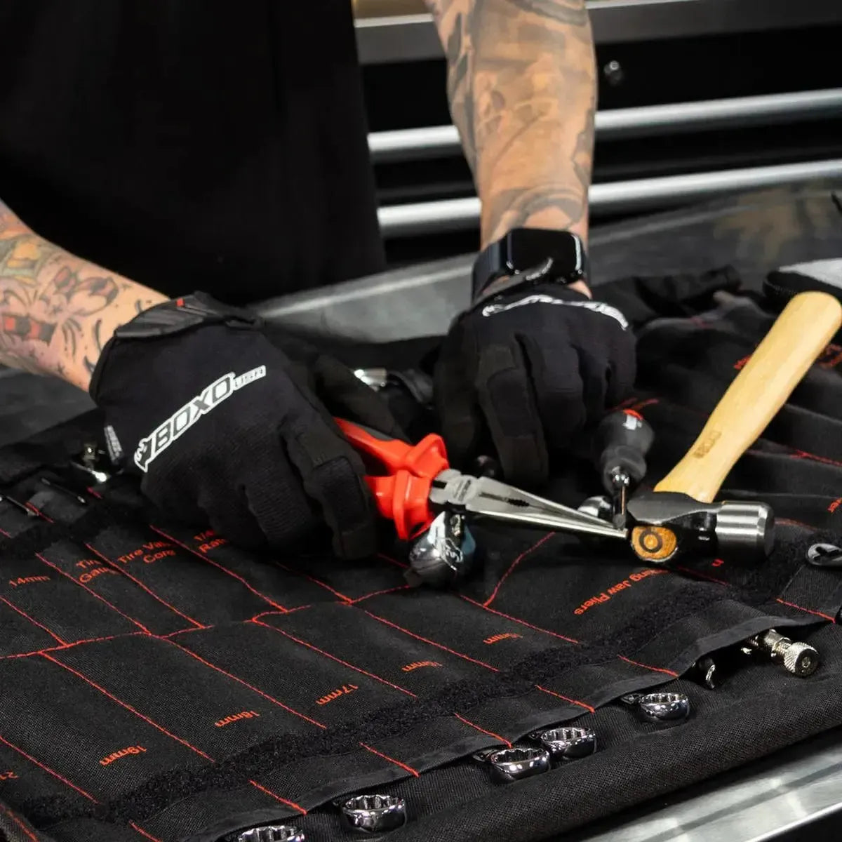 Happybuyes BOXO USA Mechanic Gloves – Touchscreen Compatible, High Durability Work Gloves MGLOVE-L