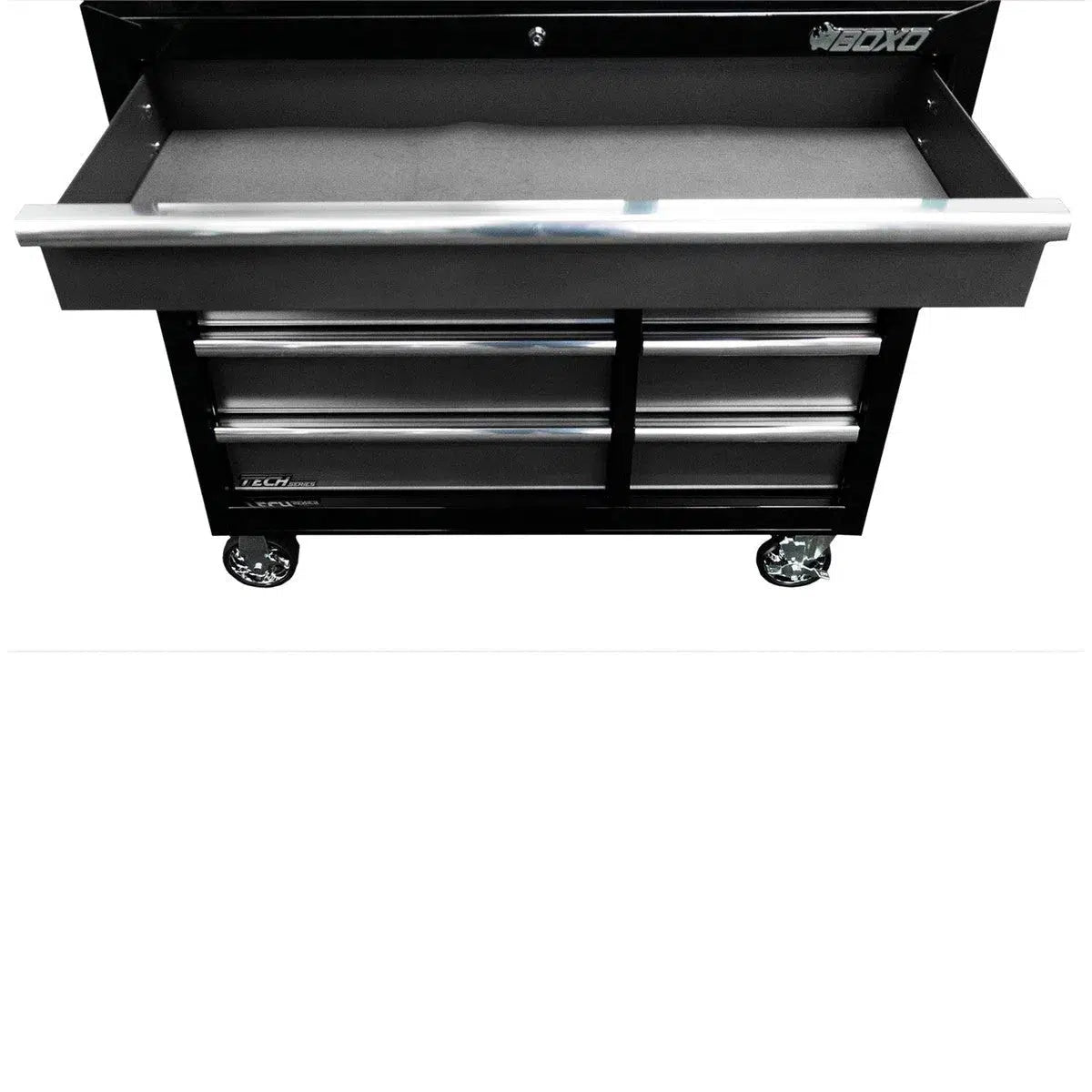 Happybuyes Tech Series | 41" 19-Drawer Rolling Tool Box | Black 41TB-BK