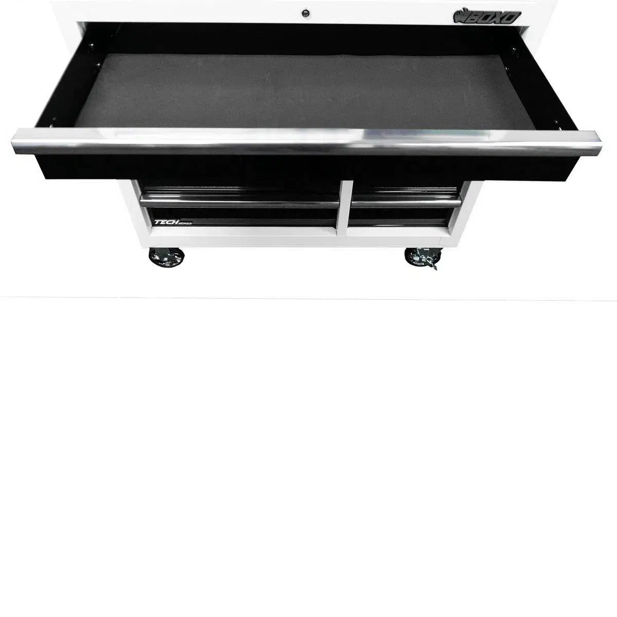 Happybuyes Tech Series | Loaded 41" 19-Drawer Rolling Tool Box | White 41TBM-W