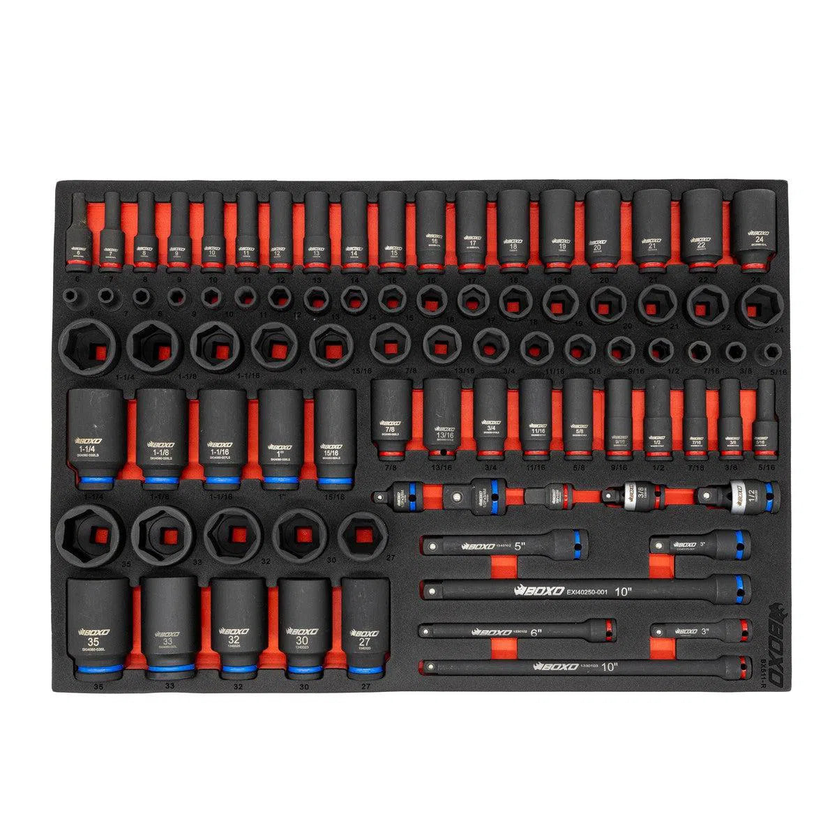 Happybuyes Metric and SAE Master Tool Set | Elite, 452-Pieces MTS-3