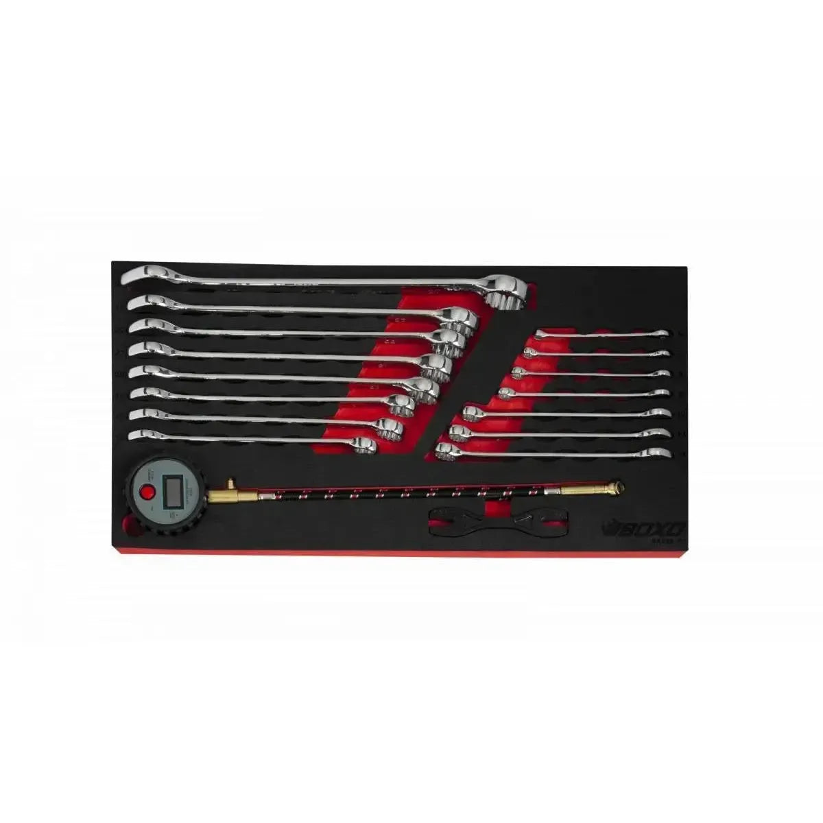 Happybuyes 103-Piece Metric MotoBox Tool Set for 3-Drawer Hand Carry Box BXE047A-R2