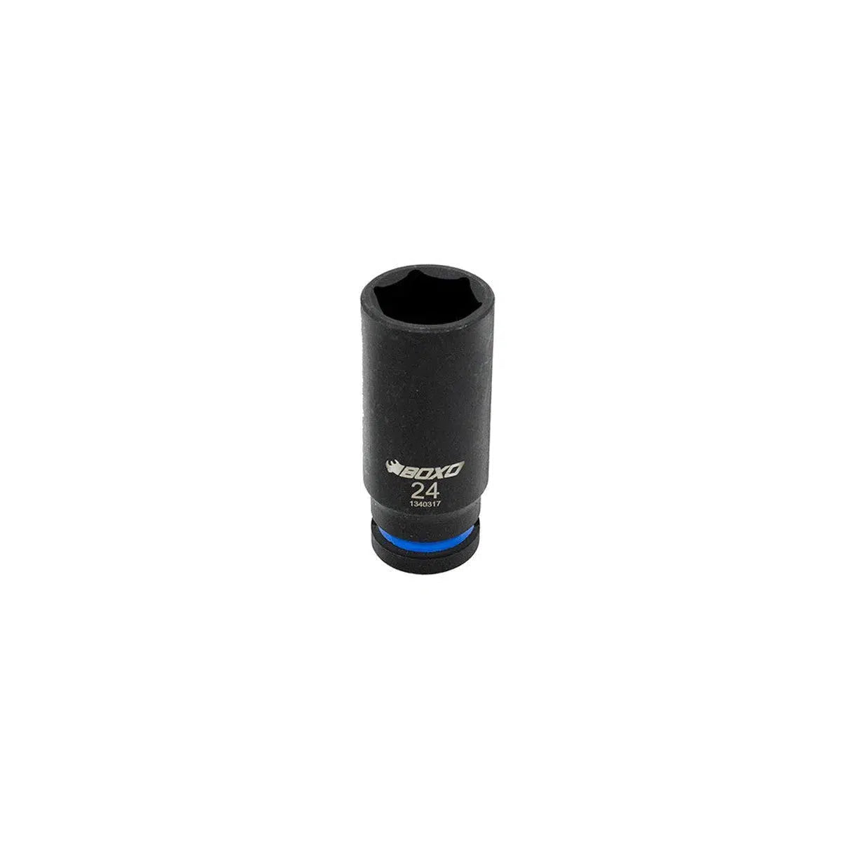 Happybuyes 12-Piece 1/2" Drive 6-Point Deep Impact Socket Set | 1/3rd EVA Foam BX816-R