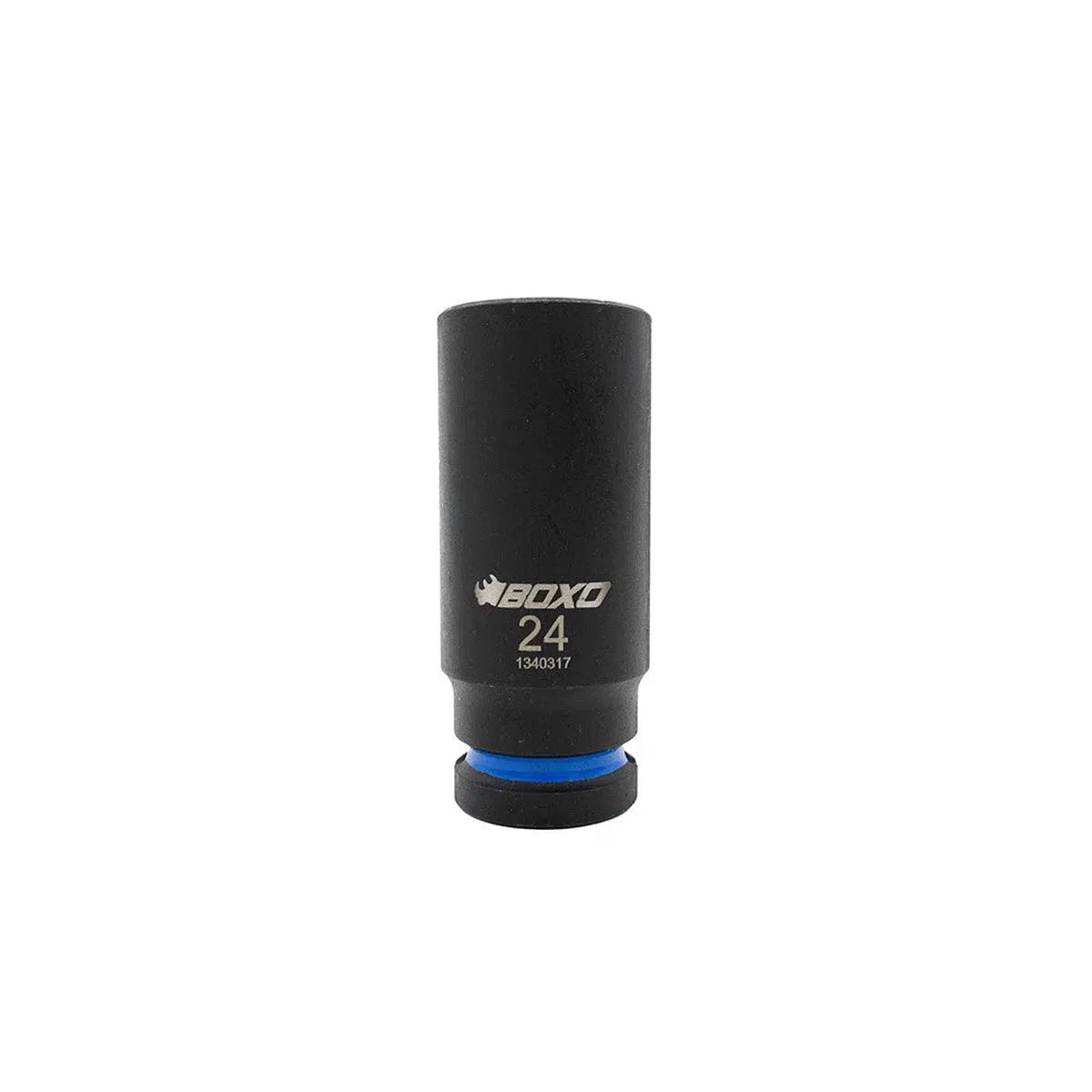 Happybuyes 12-Piece 1/2" Drive 6-Point Deep Impact Socket Set | 1/3rd EVA Foam BX816-R