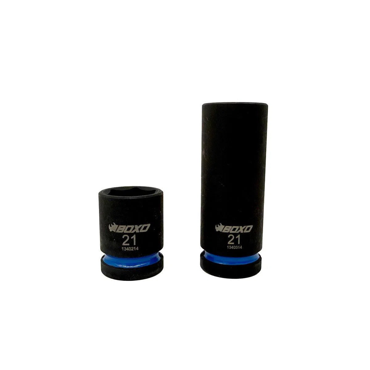 Happybuyes 26-Piece 1/2'' Drive 6-Point Metric Impact Socket Set | 1/3rd EVA Foam BX817-R