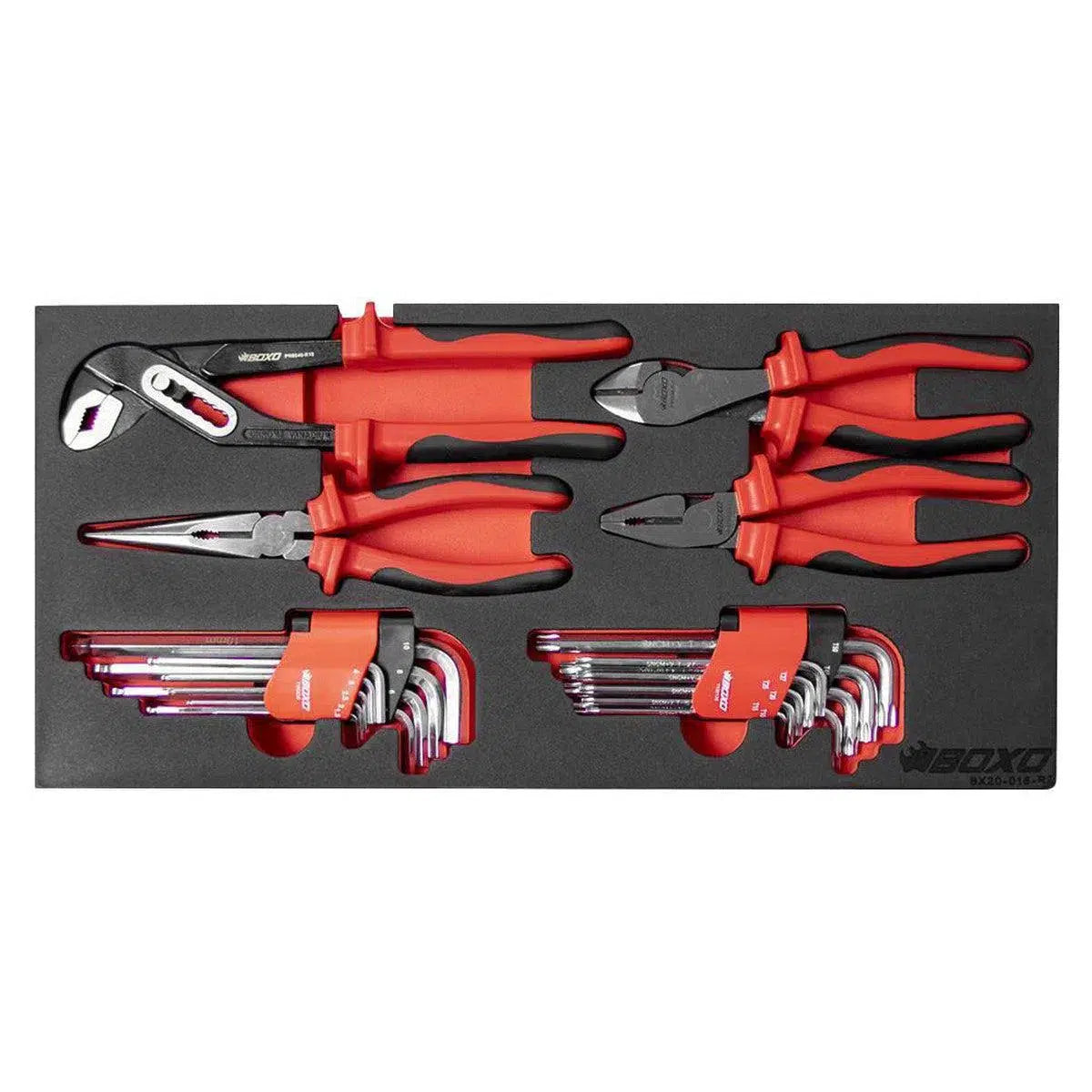 Happybuyes 133-Piece Metric 3-Drawer Hand Carry Tool Box ECC20301-001R2SBK1