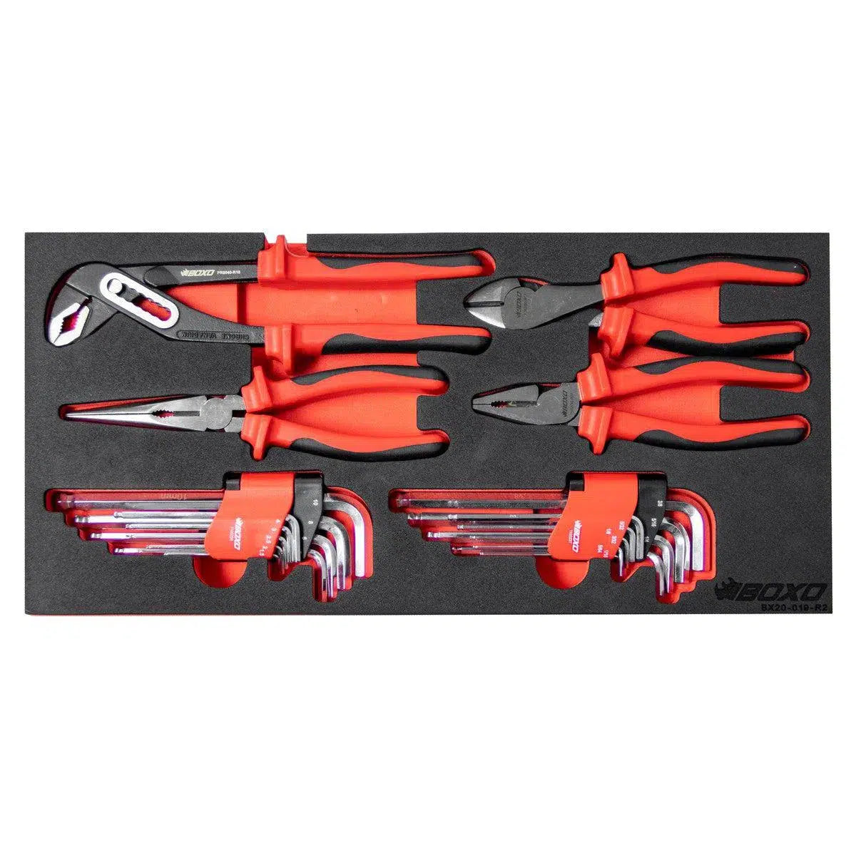 Happybuyes 159-Piece Metric and SAE Combo 3-Drawer Hand Carry Tool Box ECC20301-003R2SBK1