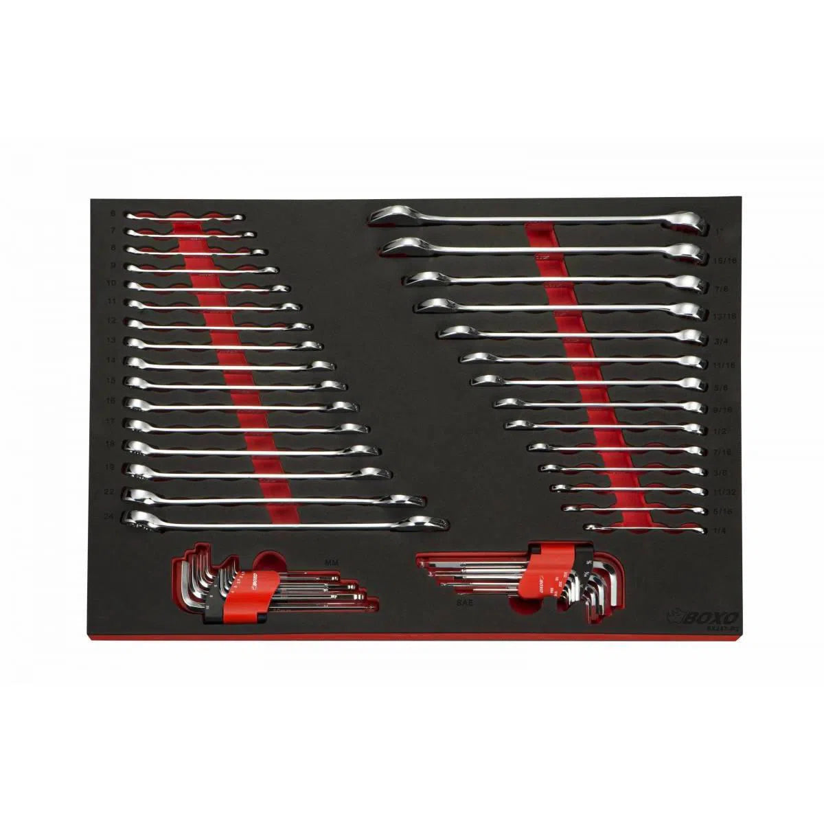 Happybuyes Pro Series | Loaded 35" 5-Drawer Flip-Top Service Cart Tool Box 35FBM-BK-R