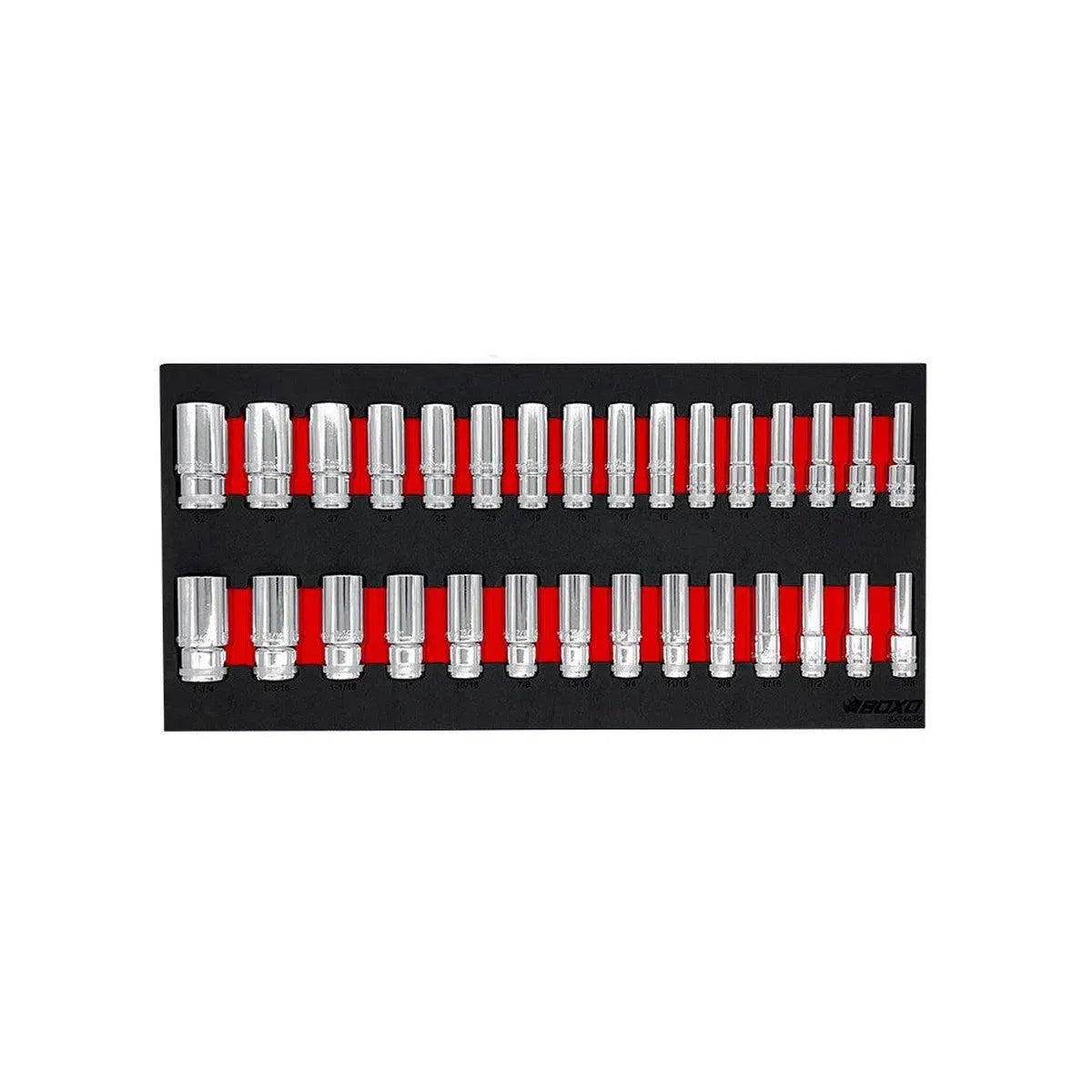 Happybuyes 238-Piece Metric and SAE Combo 5-Drawer Hand Carry Tool Box ECC26501L-238SBK