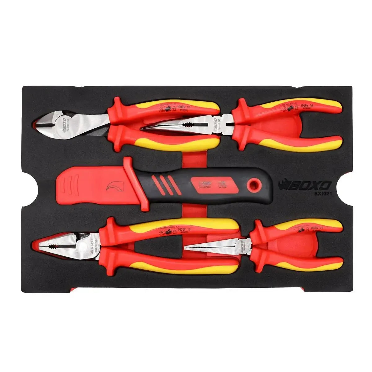 Happybuyes 39-Piece Insulated Electrician Tool Set BXI040