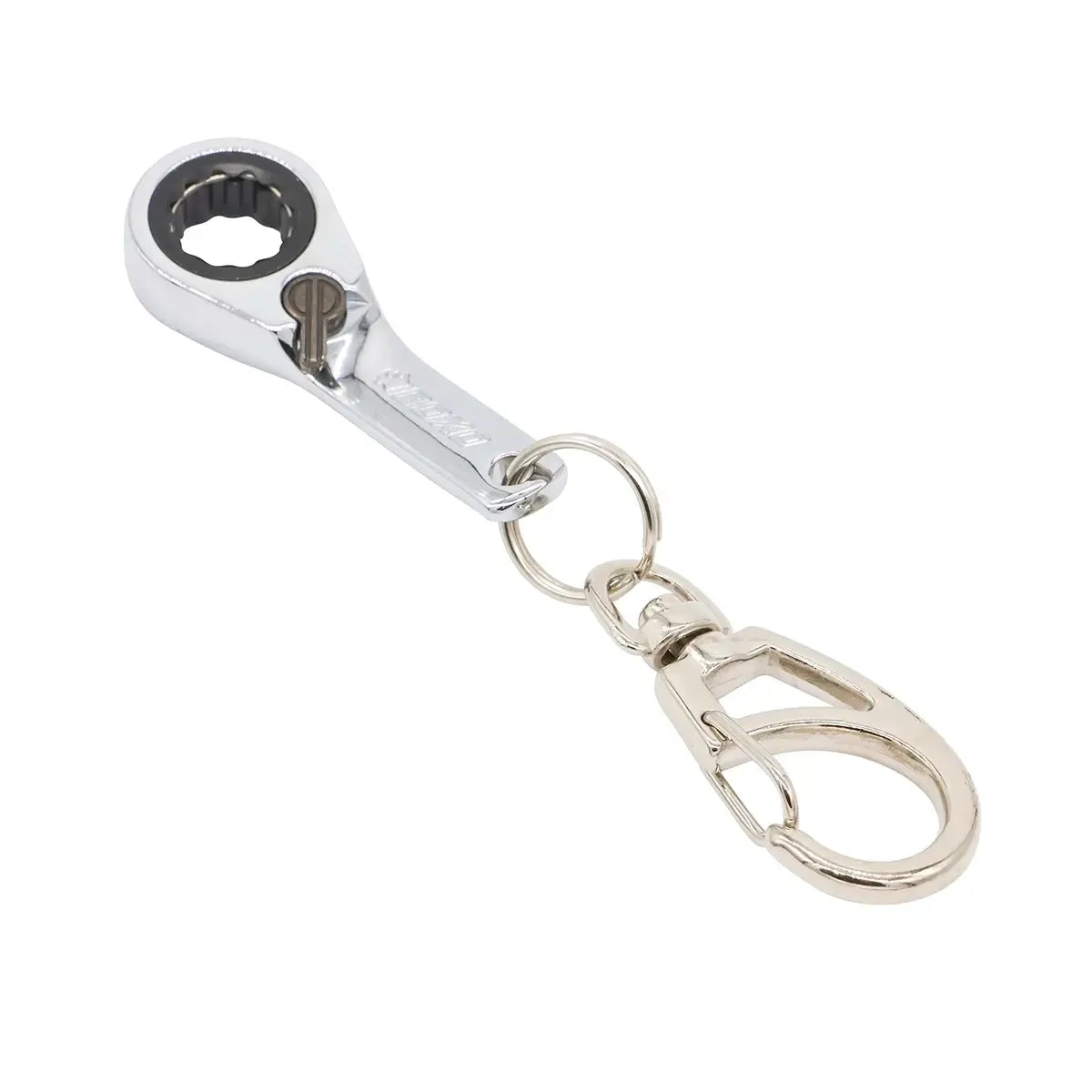 Happybuyes 10mm Ring Stop Reversible Ratcheting Wrench Keychain BXC-081