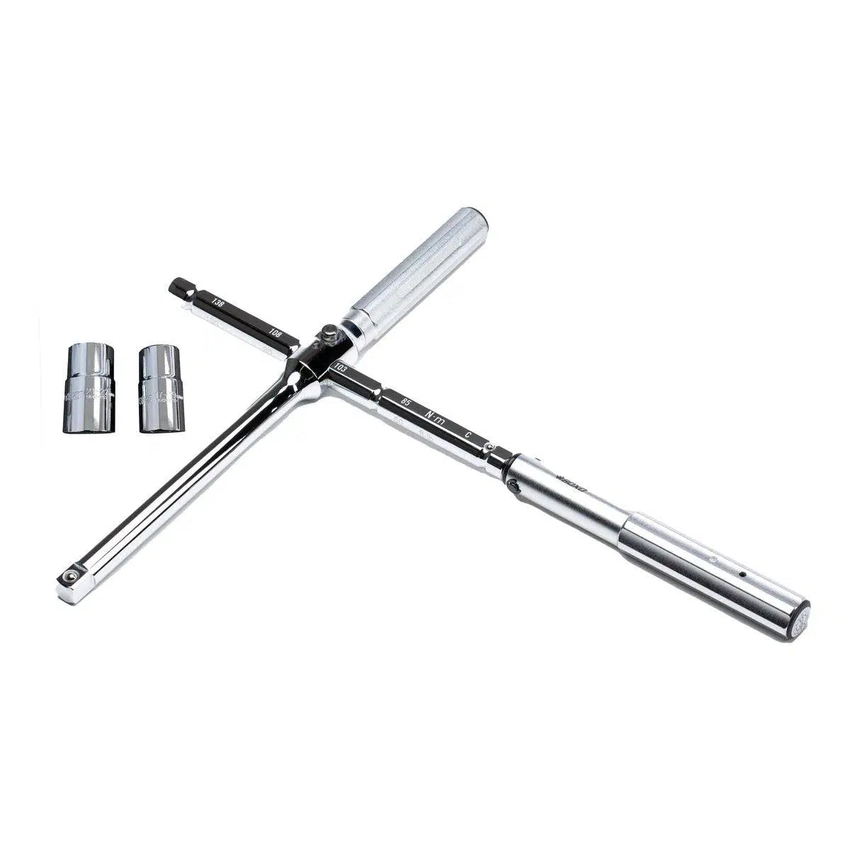 Happybuyes ½"-Drive X-Torq Wrench with 2-Piece Flip Socket Kit TWT4-138S-P