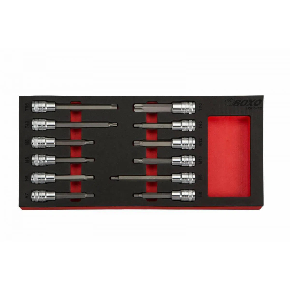 Happybuyes 12-Piece 1/2" Drive Bit Socket Set BX015-R2