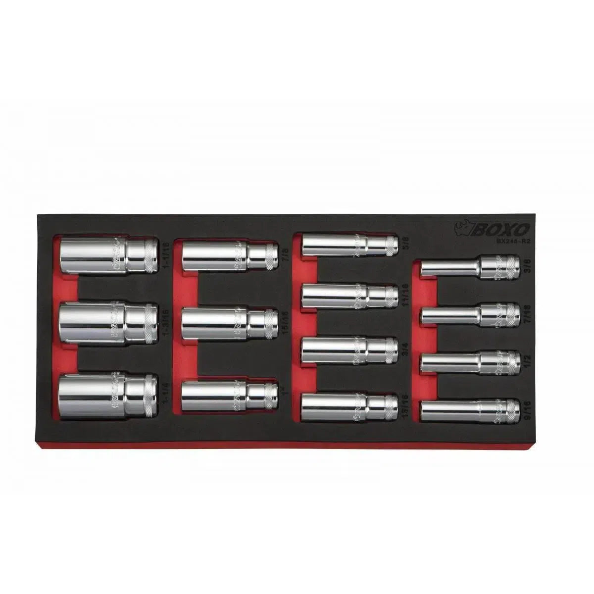Happybuyes SAE 12-Point Master Tool Set | Advanced, 186-Pieces S12MTS-2