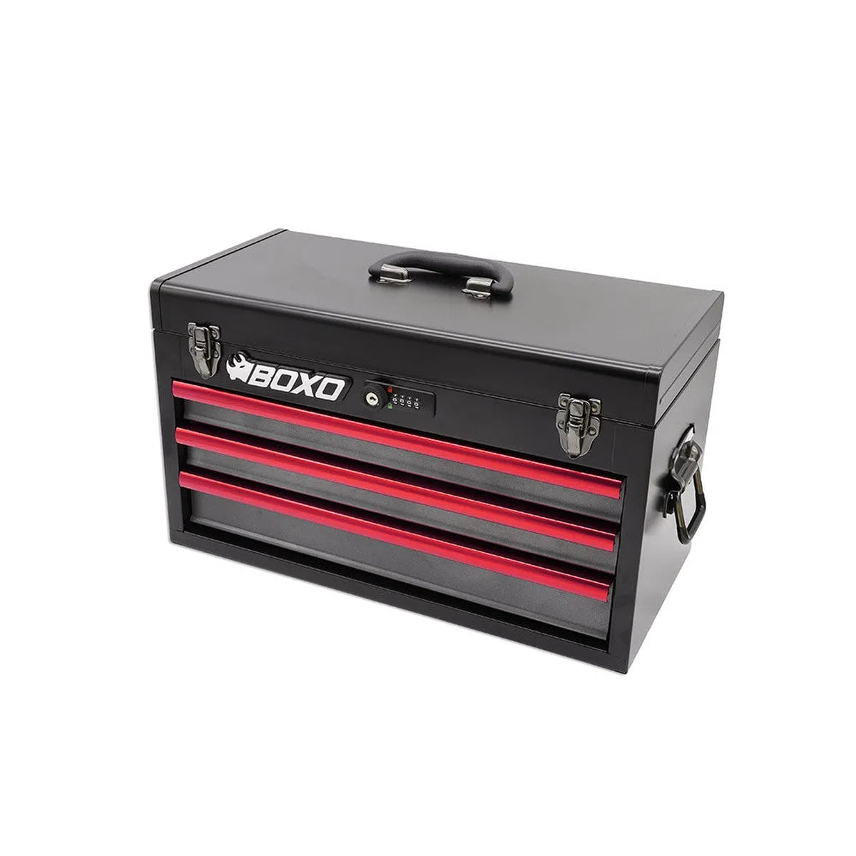 Happybuyes 20" 3-Drawer Hand Carry Tool Box ECC20301L-SBK1-R