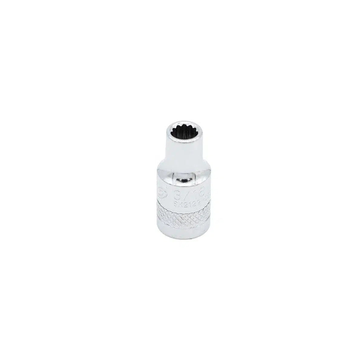 Happybuyes 3/16" 1/4" Drive 12-Point Socket SK2122-05S