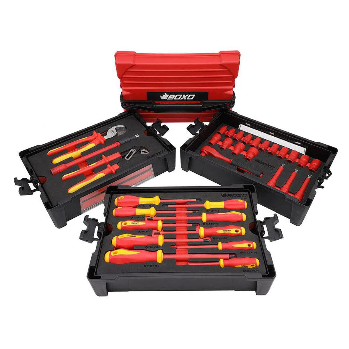 Happybuyes 39-Piece Insulated Electrician Tool Set BXI040