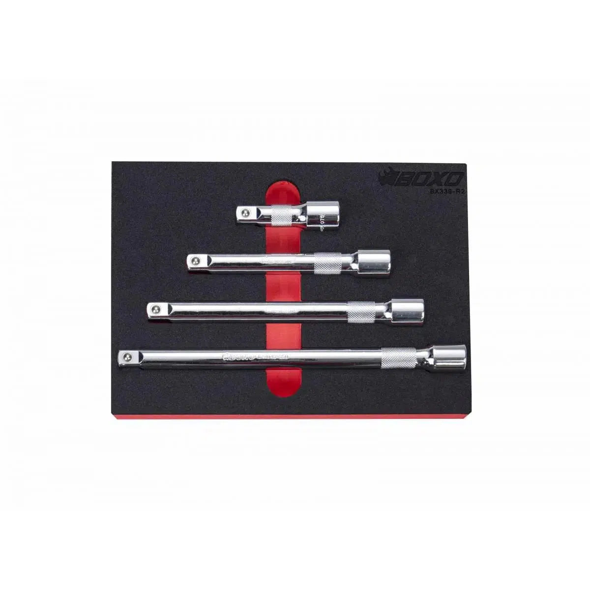 Happybuyes 4-Piece 1/2" Drive Extension Set | 2/9th EVA Foam BX339-R2