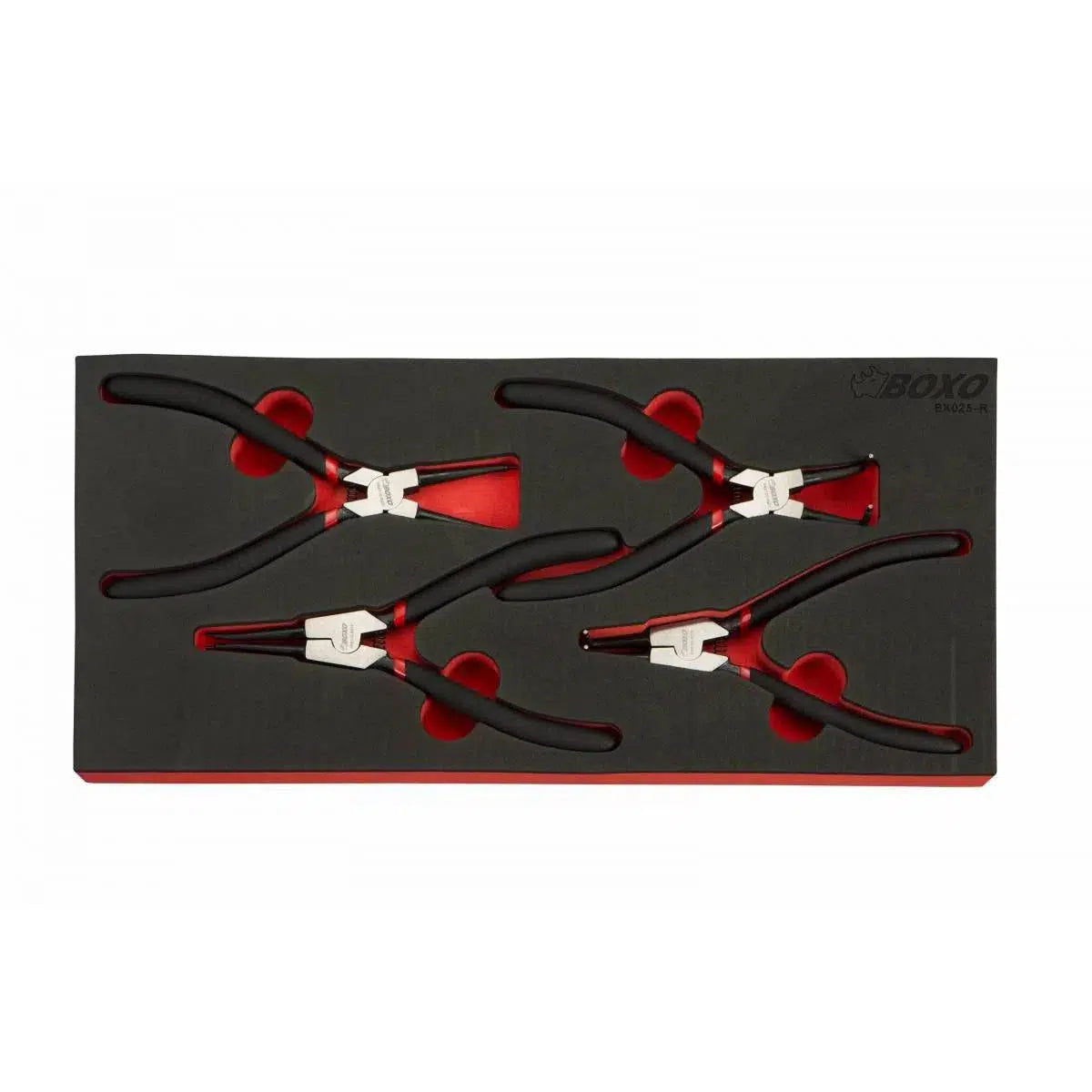 Happybuyes 4-Piece Circlip Plier Set | 1/3rd EVA Foam BX025-R