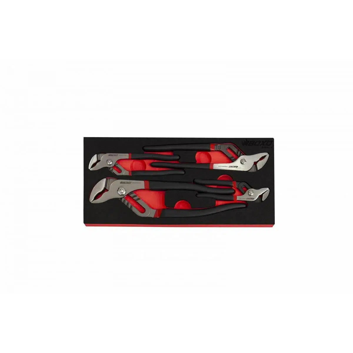 Happybuyes 4-Piece Groove Joint Water Pump Pliers | 1/3rd EVA Foam BX522-R