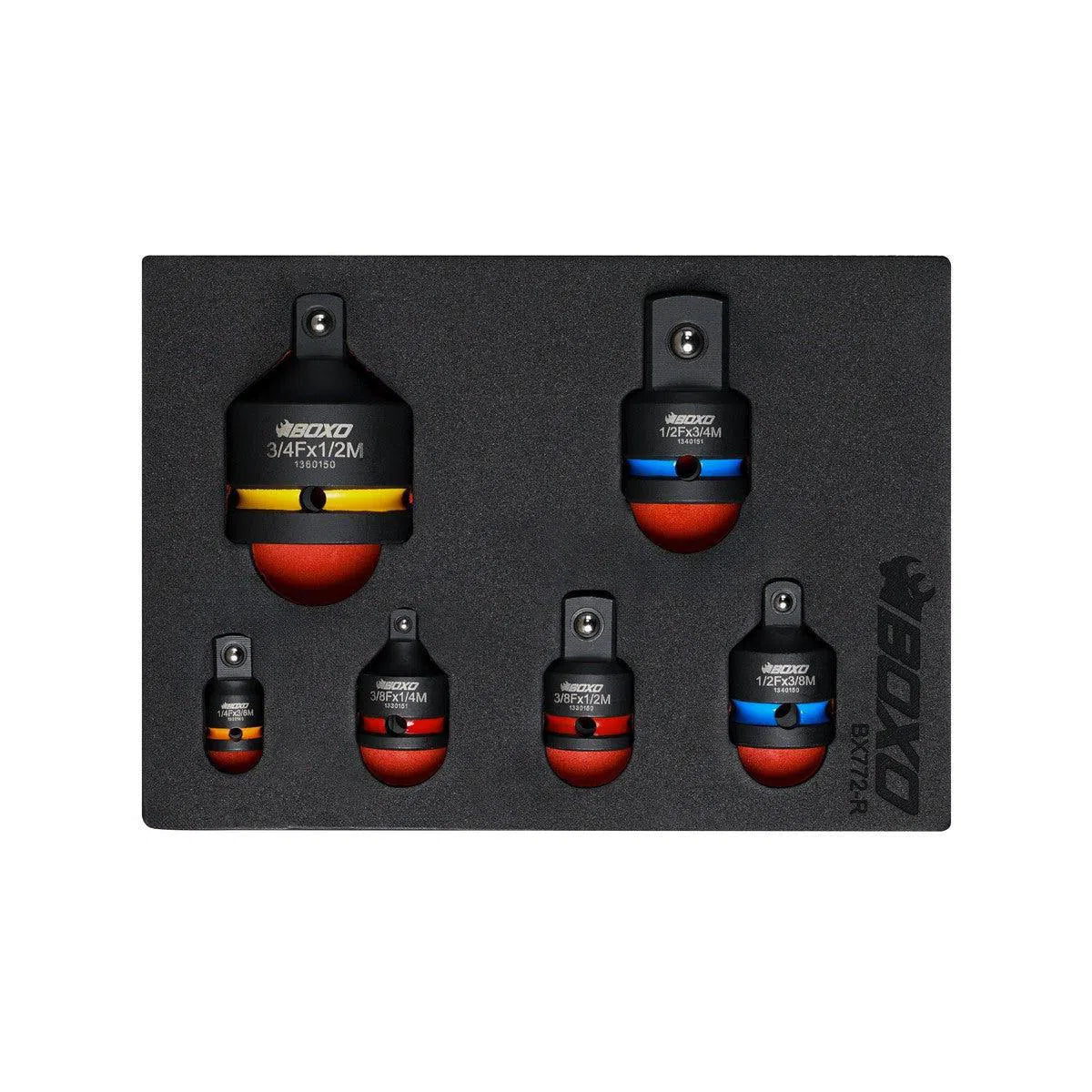 Happybuyes 6-Piece Impact Adapter Set | 1/9th EVA Foam BX772-R