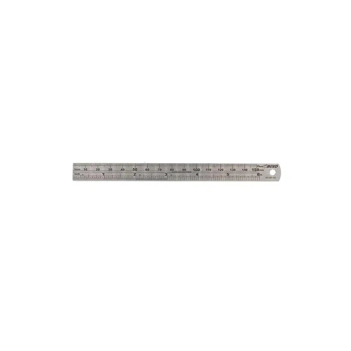 Happybuyes 6" Steel Ruler with Conversion Table MT-SR-150