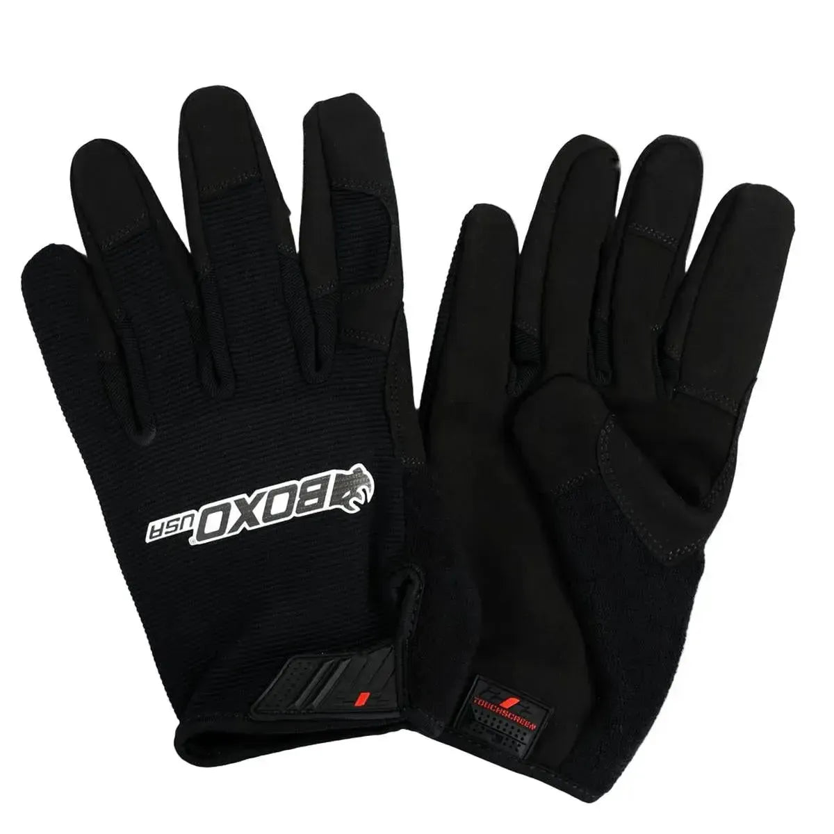 Happybuyes BOXO USA Mechanic Gloves – Touchscreen Compatible, High Durability Work Gloves MGLOVE-L