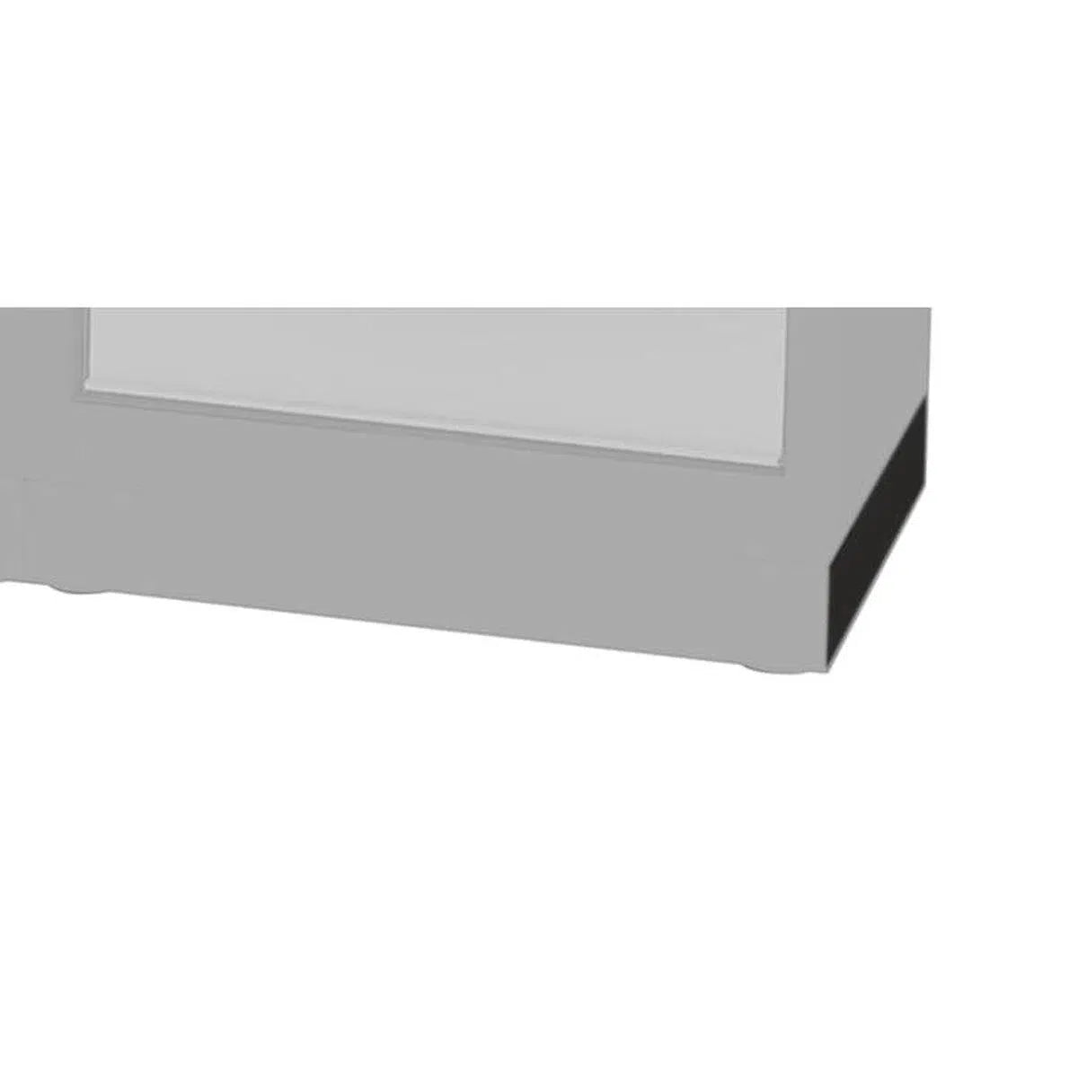Happybuyes Bottom Side Panel for Cabinet 472mm / 19-11/16", Dark Grey P-MST-01DG2