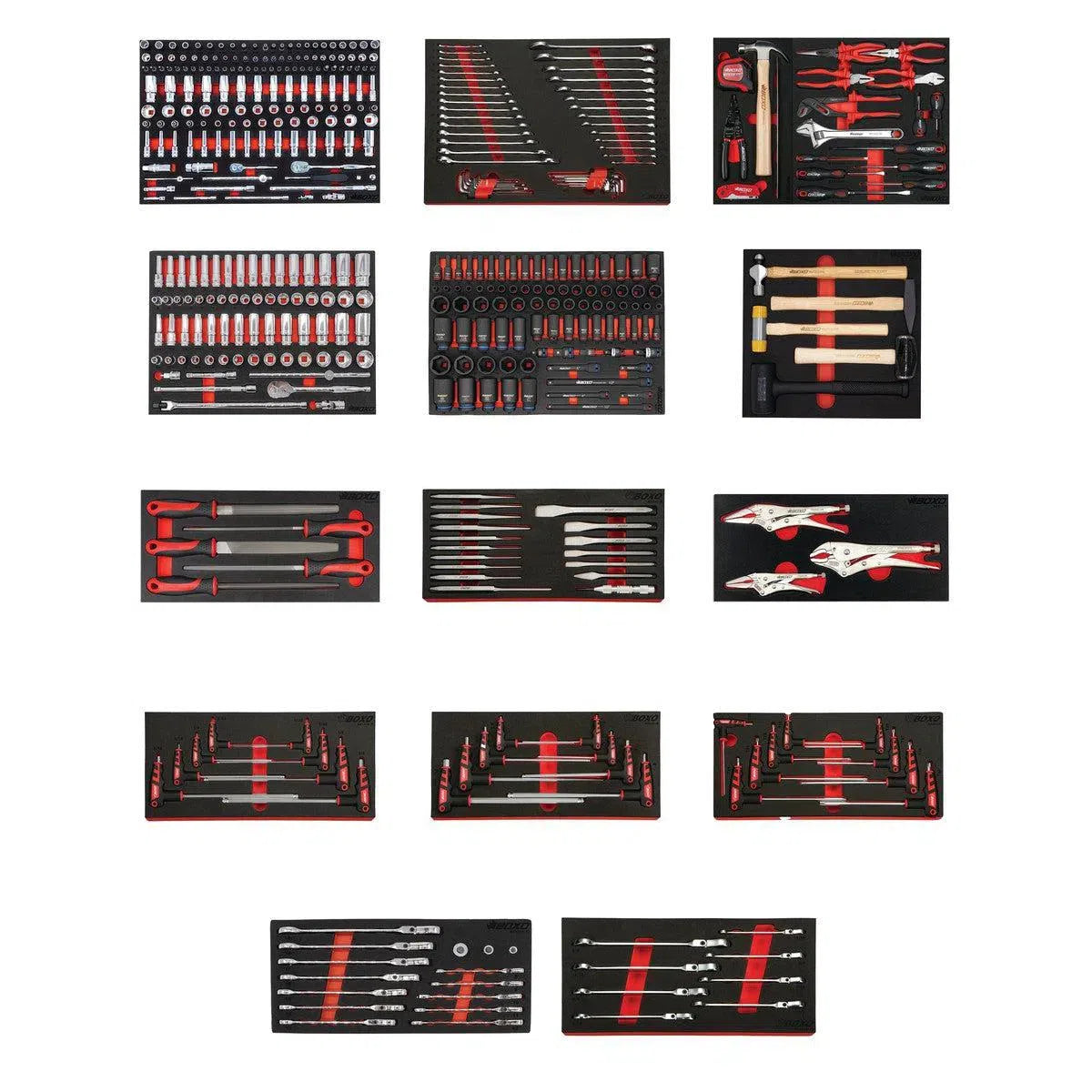 Happybuyes Metric and SAE Master Tool Set | Elite, 452-Pieces MTS-3