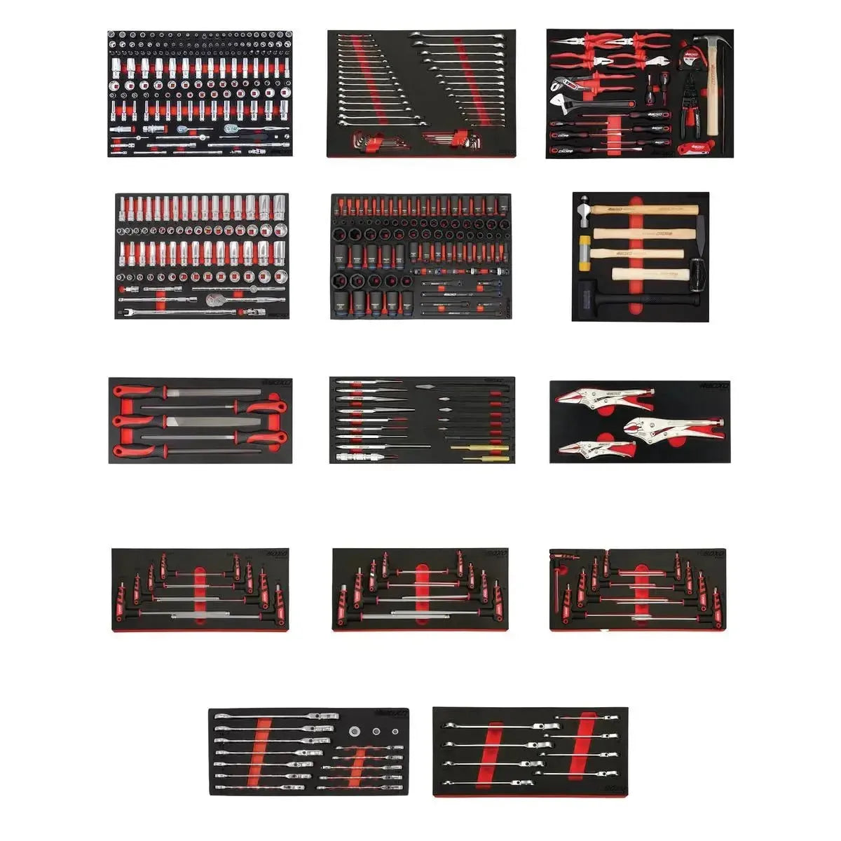 Happybuyes Metric and SAE Master Tool Set | Elite, 452-Pieces MTS-3