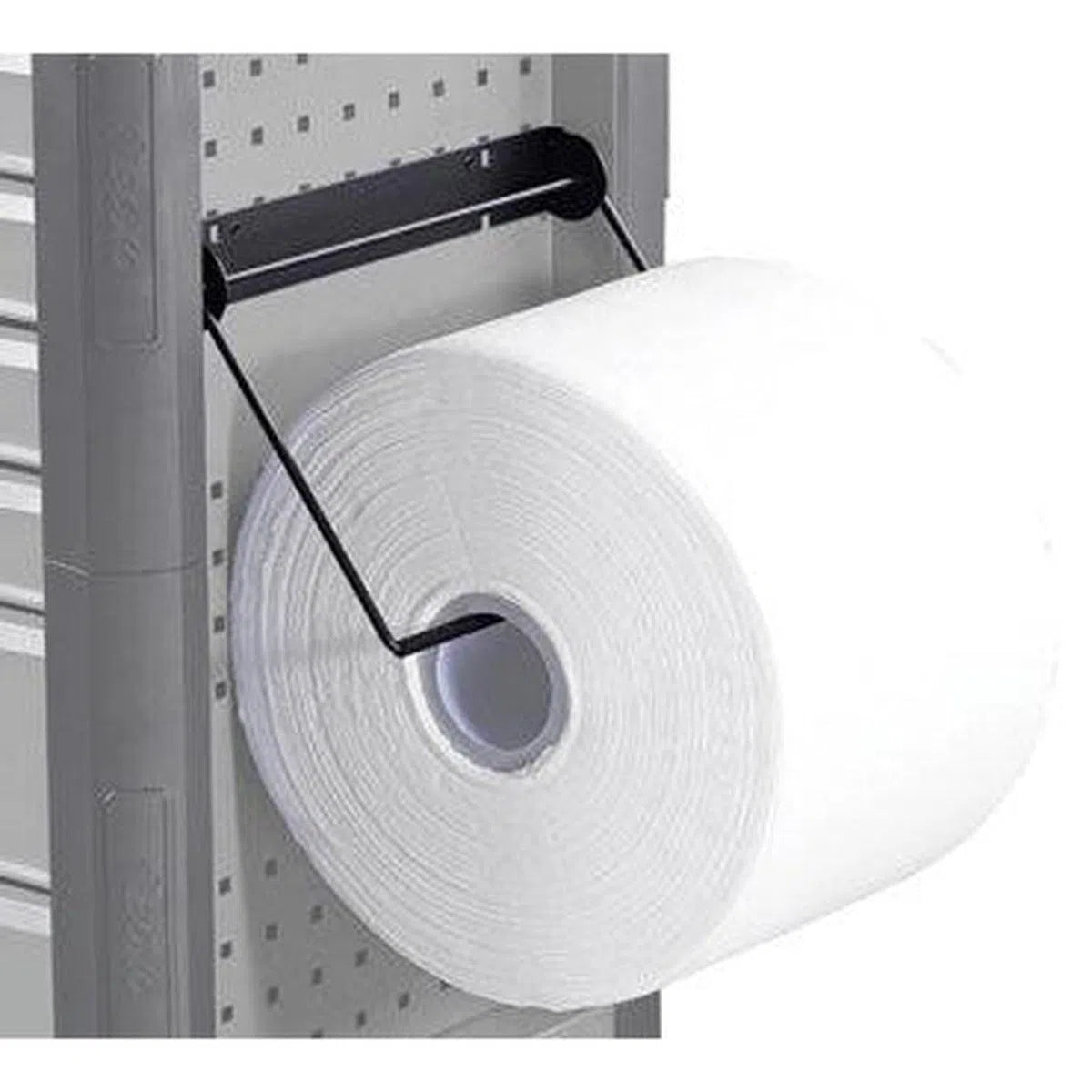 Happybuyes Paper Roll Holder, Fits Perforated Wall MAA008