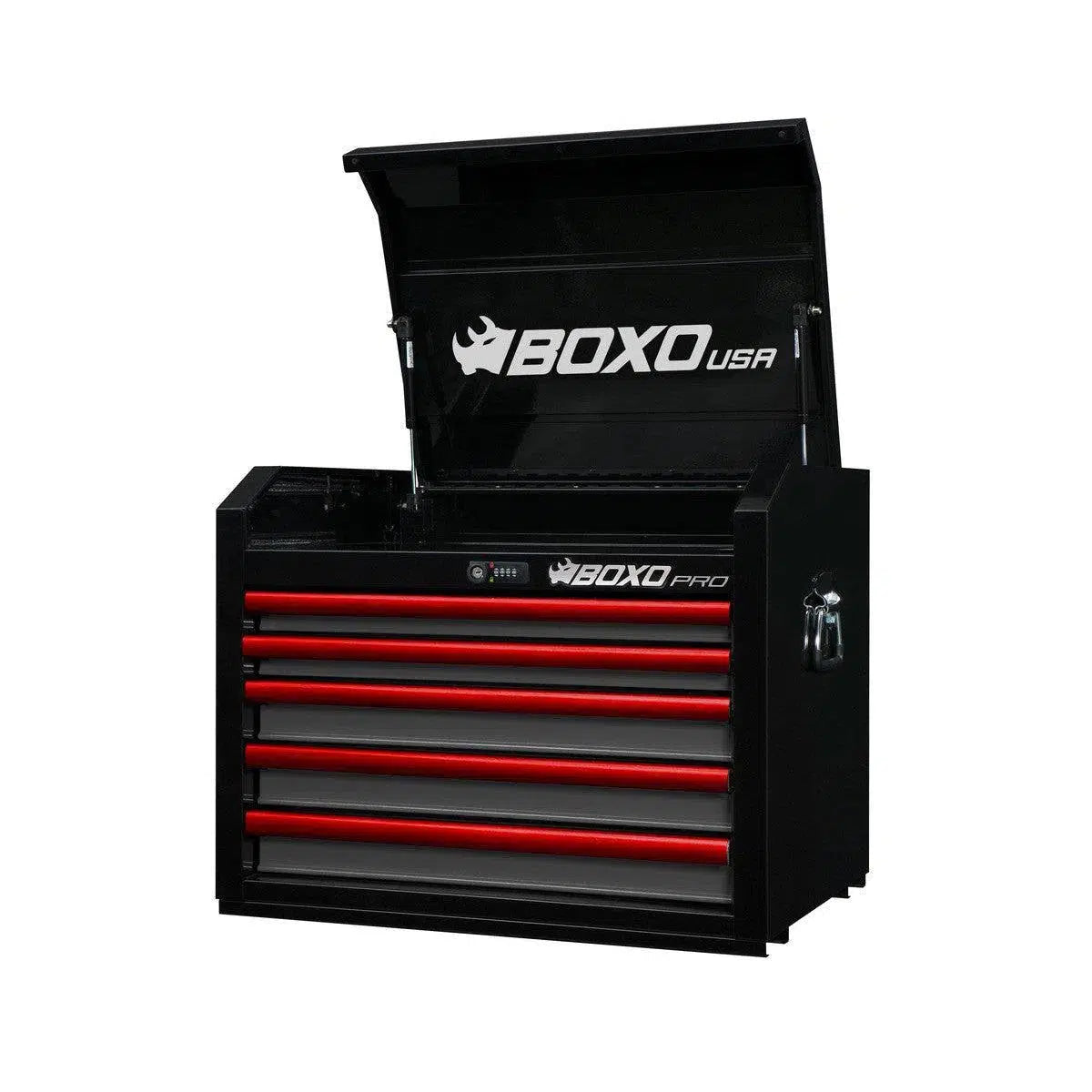 Happybuyes Pro Series | 26" 5-Drawer Top Tool Box UAC2651AL-BK-R
