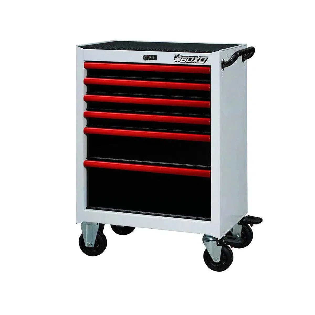 Happybuyes Pro Series | 26" 6-Drawer Rolling Tool Box UAT2661L-W-R