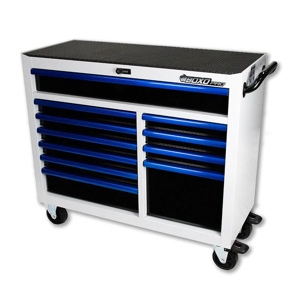 Happybuyes Pro Series | 45" 11-Drawer Rolling Tool Box UAT450111LM-W-B