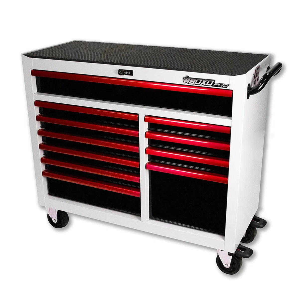 Happybuyes Pro Series | 45" 11-Drawer Rolling Tool Box UAT450111LM-W-R