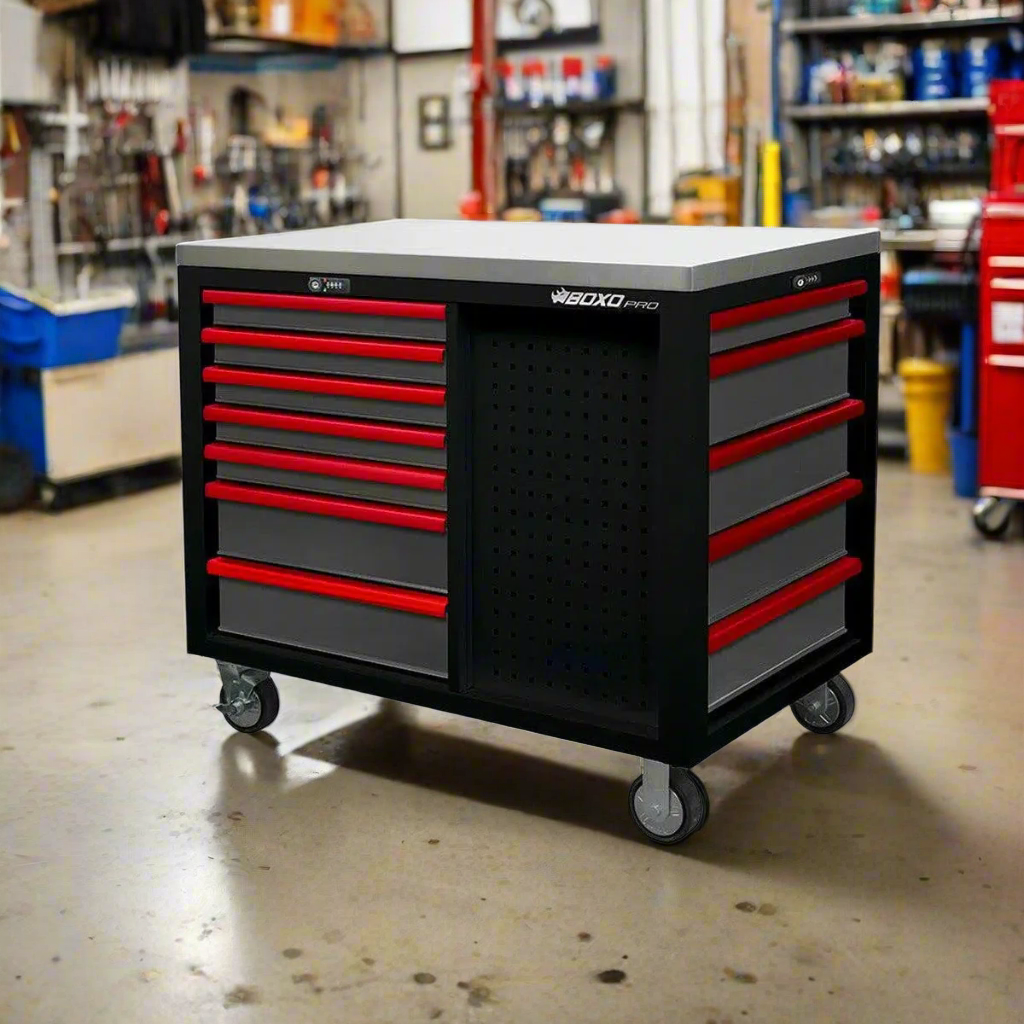 BoxoUSA-Pro-Series-45-12-Drawer-Workstation-Tool-Box-UAT451121L-BK-R