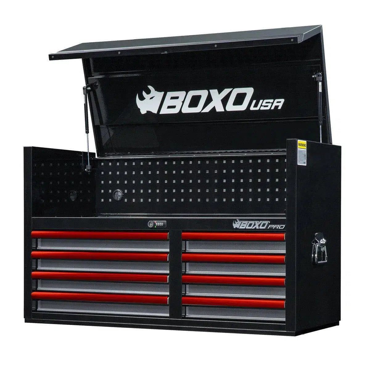 Happybuyes Pro Series | 45" 8-Drawer Top Chest Tool Box UAC45081AL-BK-R