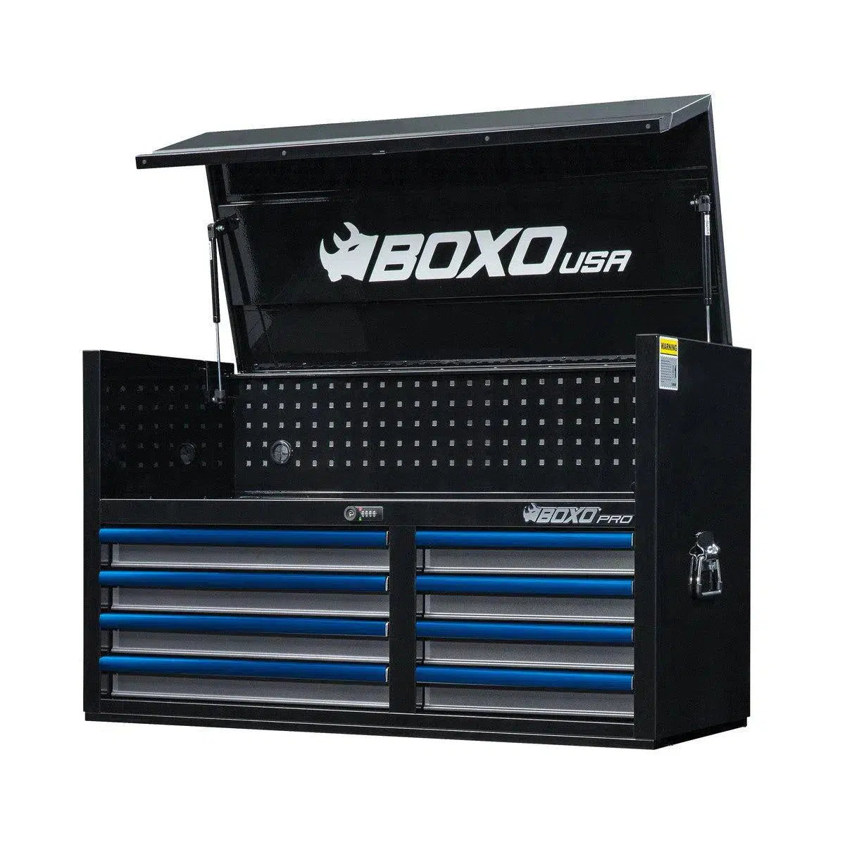 Happybuyes Pro Series | 45" 8-Drawer Top Chest Tool Box UAC45081AL-BK-B