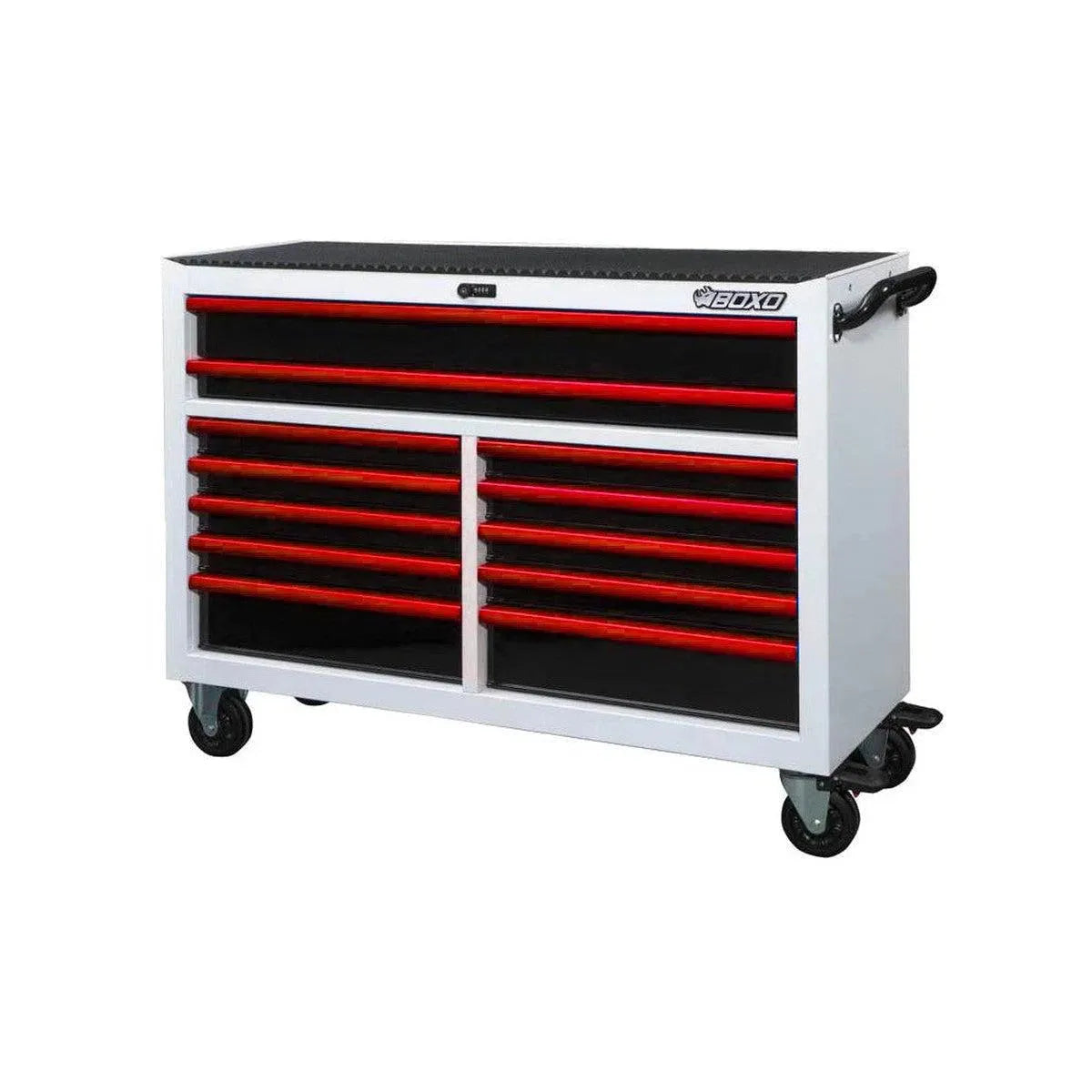 Happybuyes Pro Series | 53" 12-Drawer Rolling Tool Box UAT530121-W-R