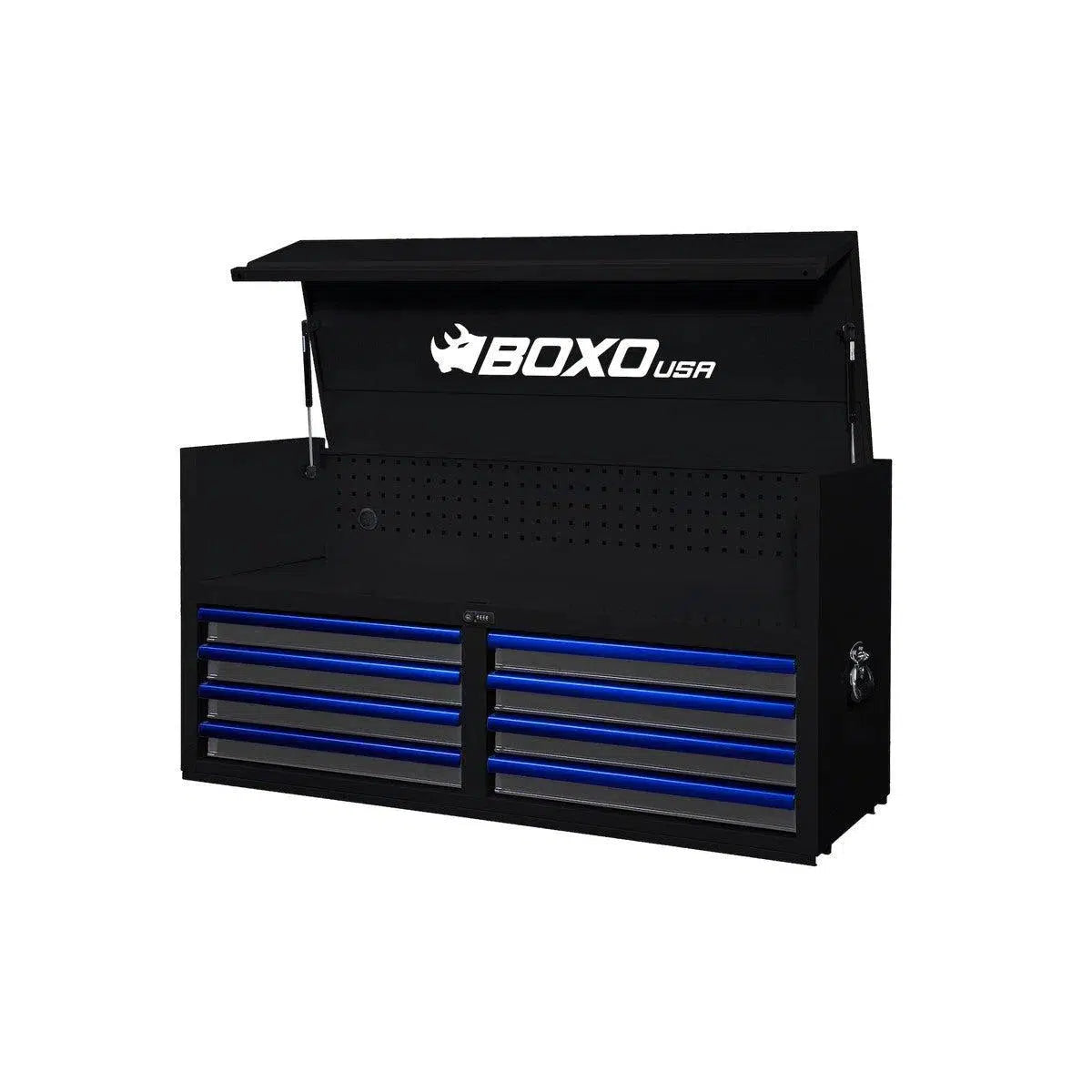 Happybuyes Pro Series | 53" 8-Drawer Top Chest Tool Box UAC53081-BK-B
