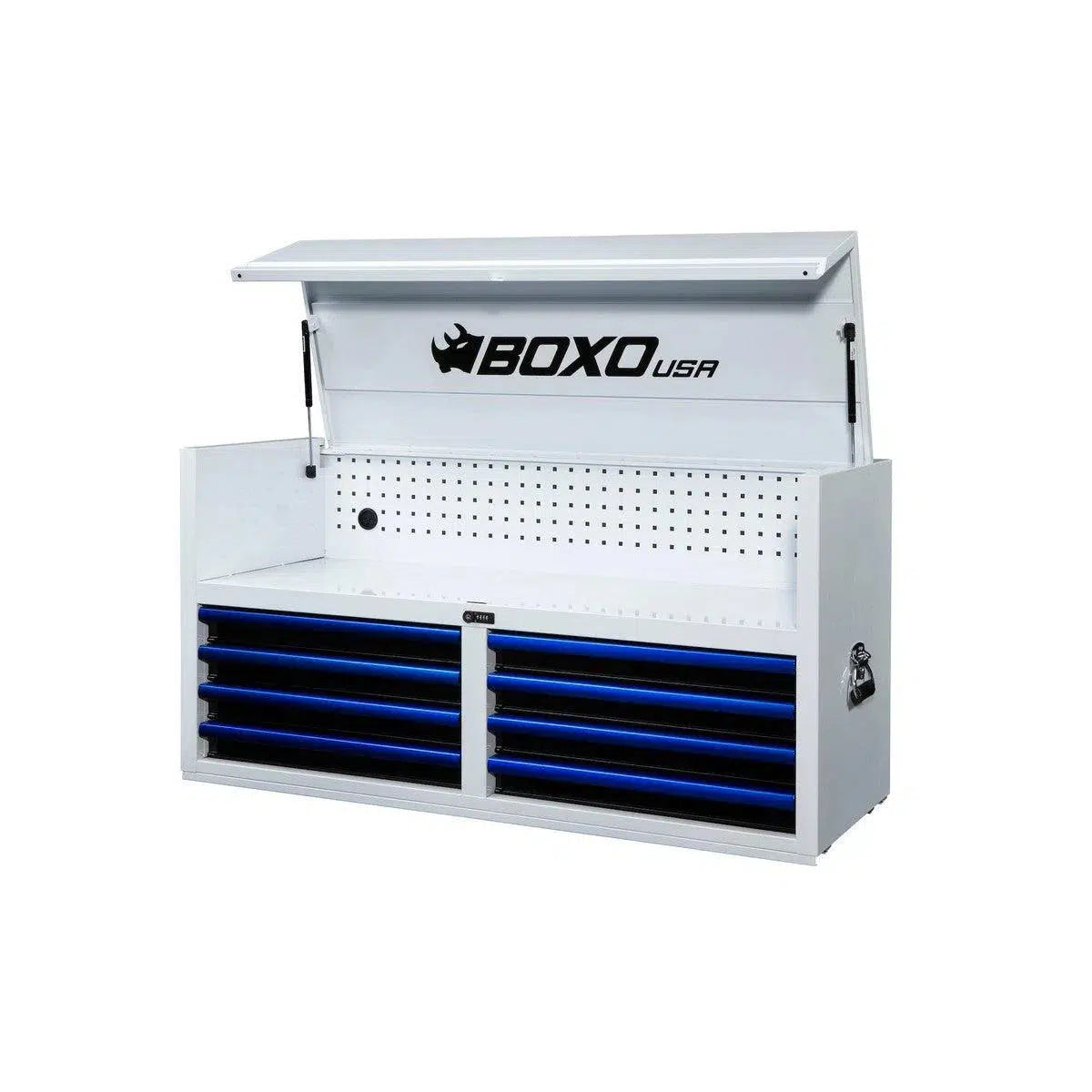 Happybuyes Pro Series | 53" 8-Drawer Top Chest Tool Box UAC53081LM-BK-R