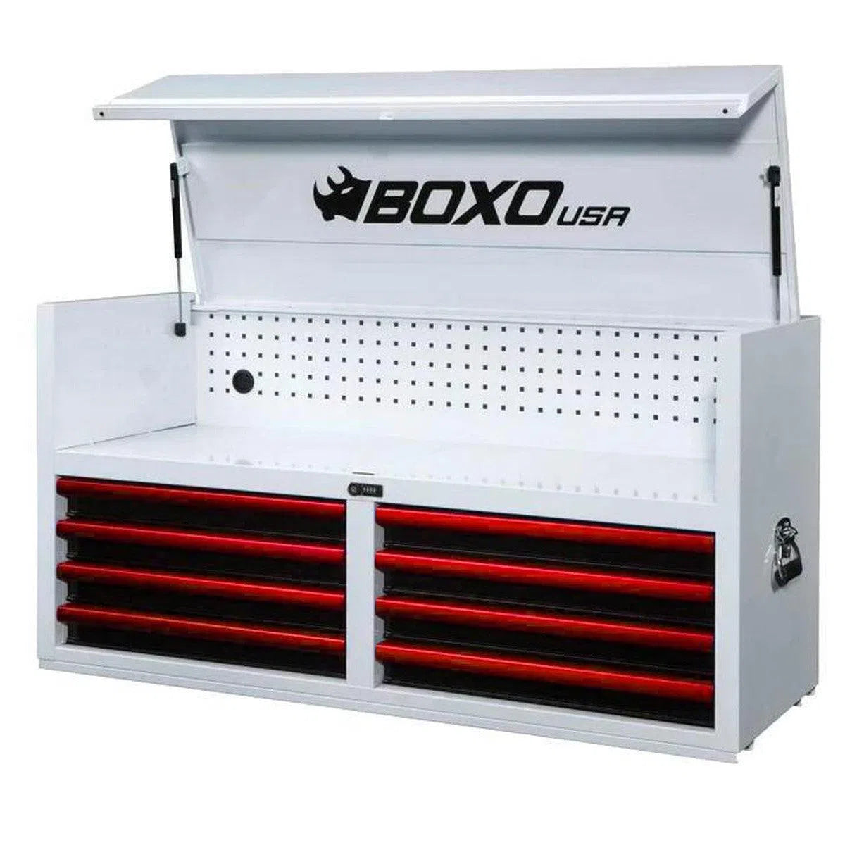 Happybuyes Pro Series | 53" 8-Drawer Top Chest Tool Box UAC53081-W-R