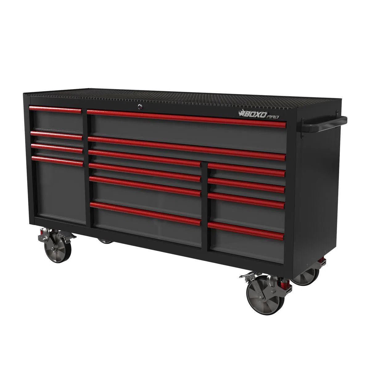 Happybuyes Pro Series | 72" 14-Drawer Rolling Tool Box UATD7214-BK-1-R