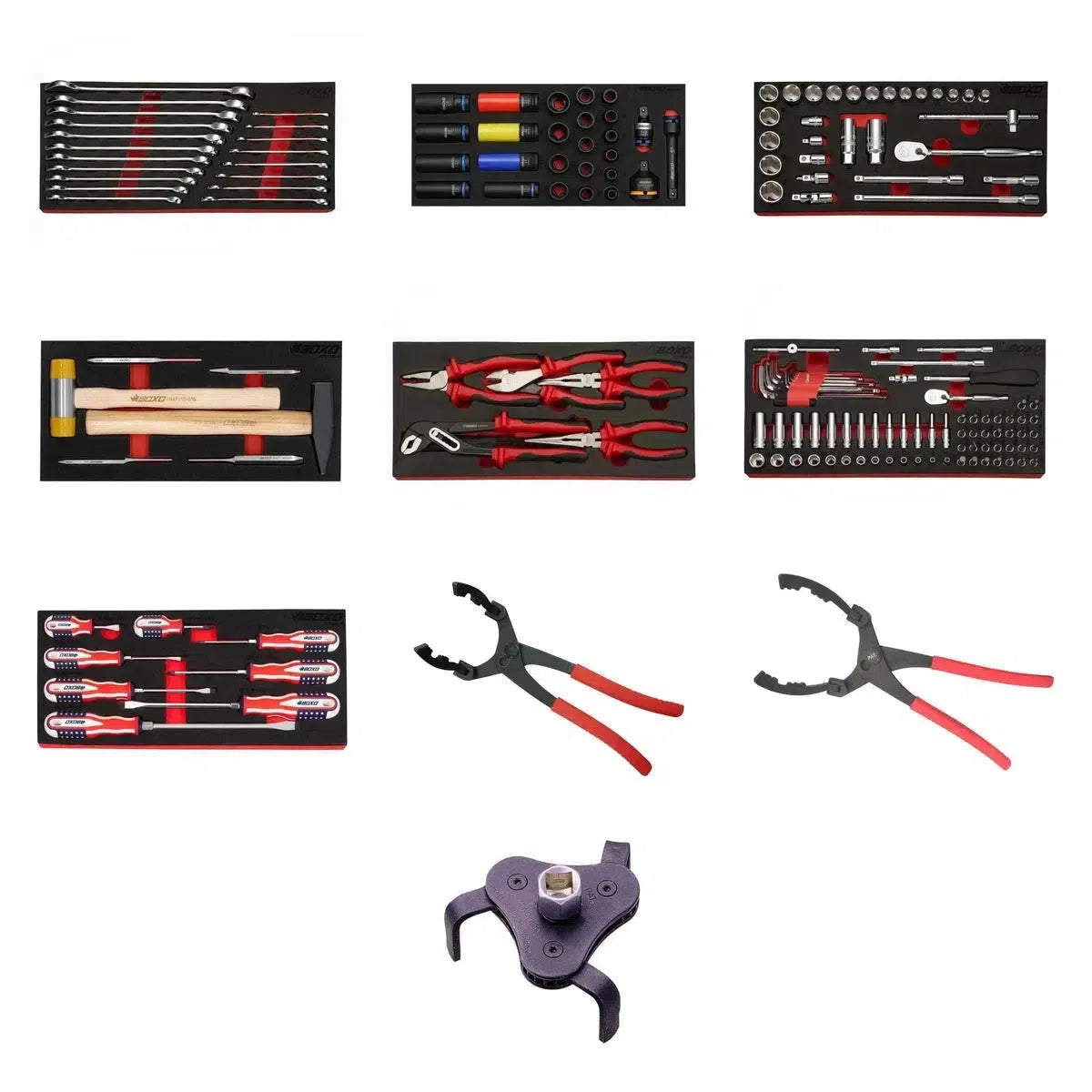 Happybuyes Quick Service Automotive Tool Set | Starter, 169-Pieces QSS-1